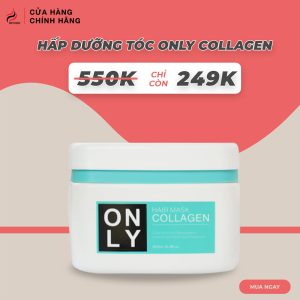 Kem ủ tóc ONLY 500ml, dầu hấp dưỡng tóc Hair Mask Collagen Only HENSIO